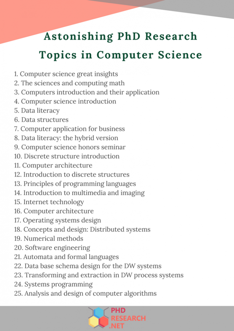 phd topics for computer scientists