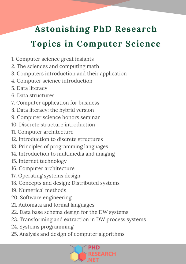 dissertation ideas for computer science